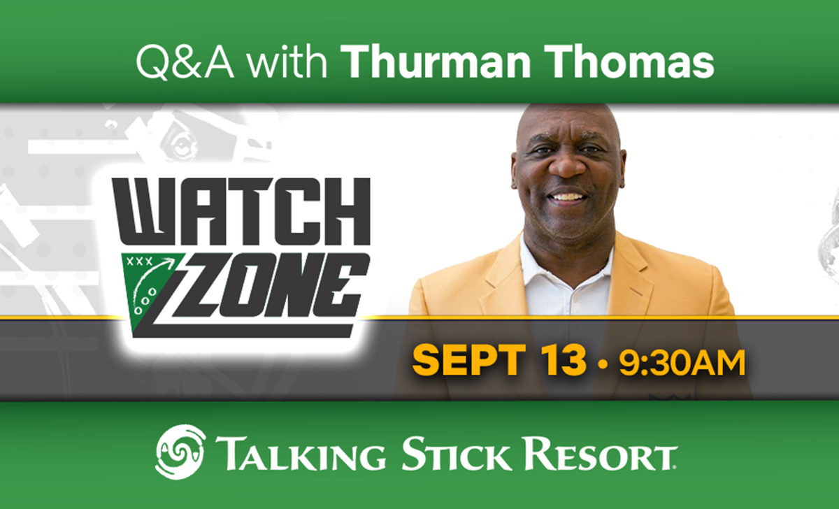 Thurman Thomas at Talking stick resort September 13th 
