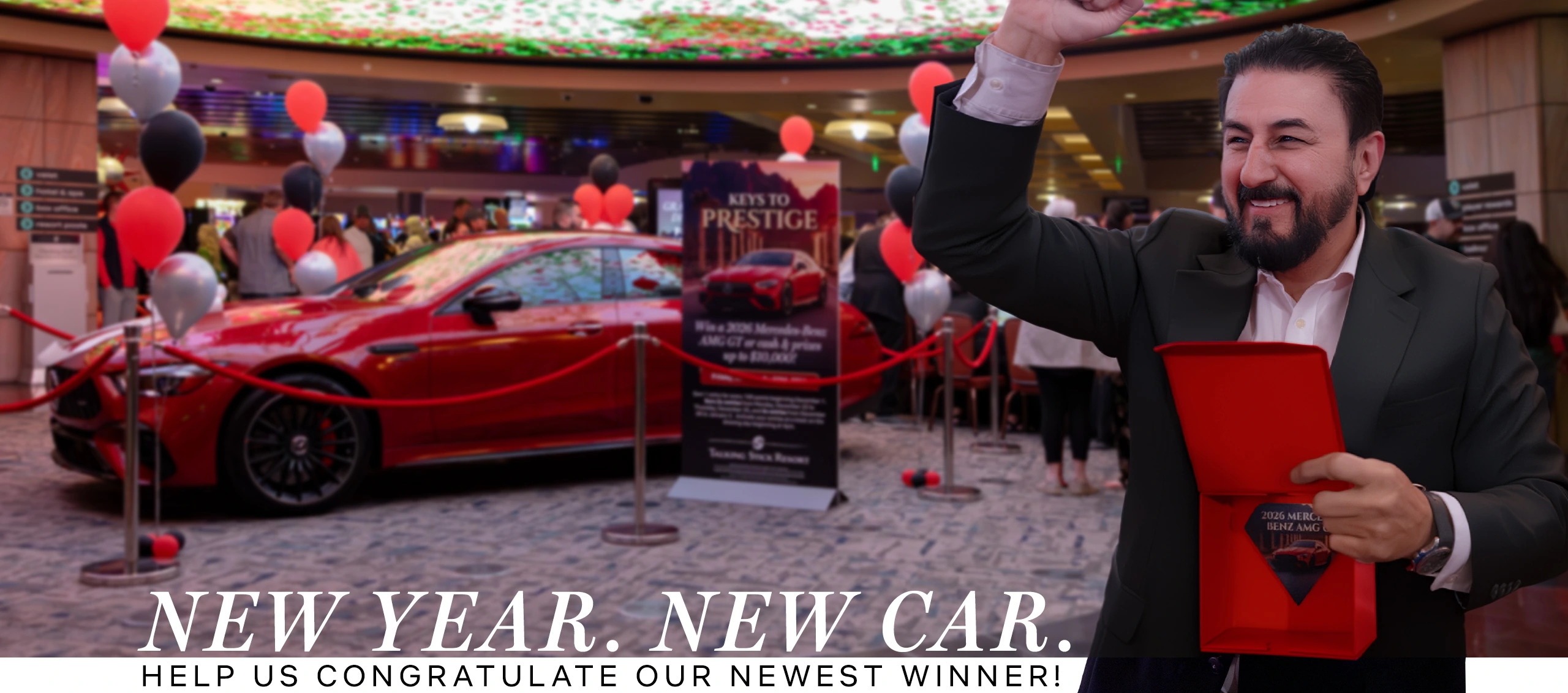 Winner of a 2026 Mercedes Benz AMG